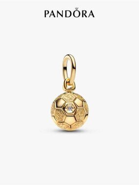 Pandora Soccer Ball 2026 Lab-Grown Diamond Dangle Charm